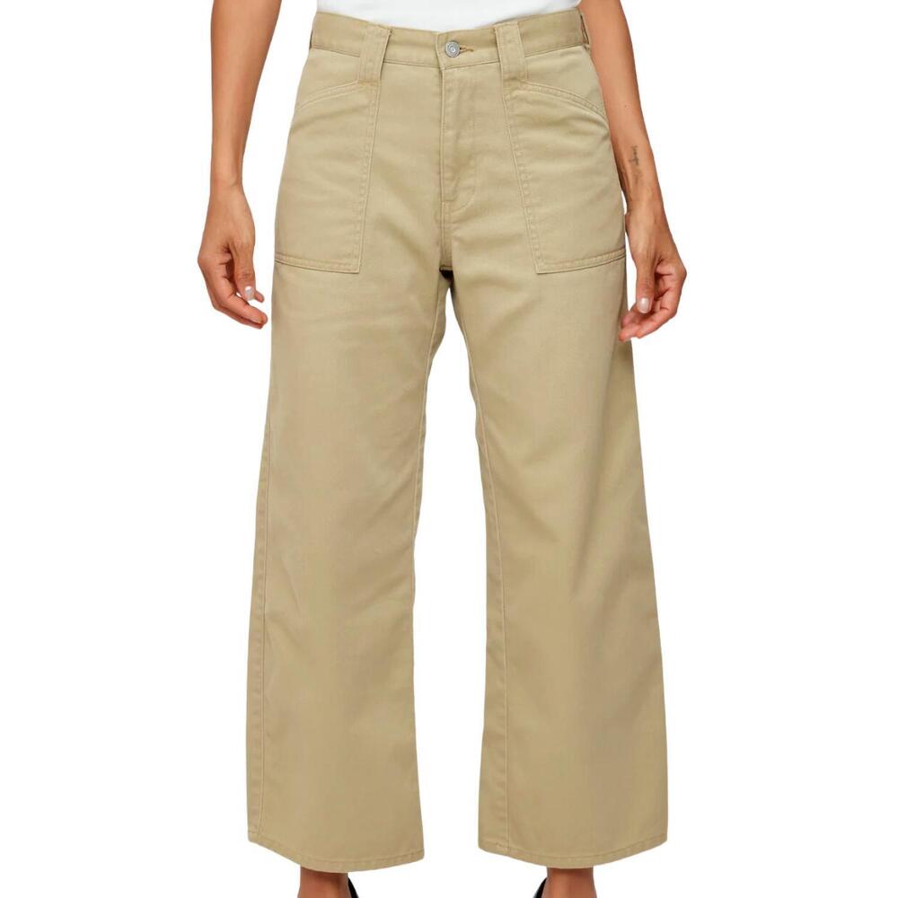 NEW MOUSSY gandy gusset cargo pants in beige